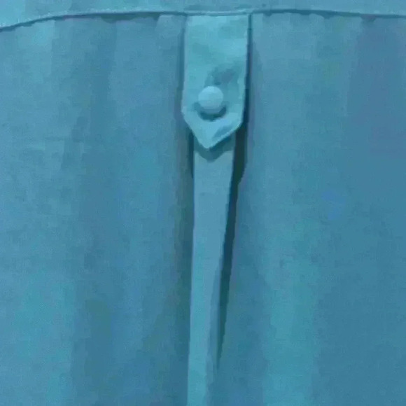 Gorgeous Torrid Harper Georgette Pullover  3/4 sleeve blouse blue plus size 2X - Picture 4 of 8